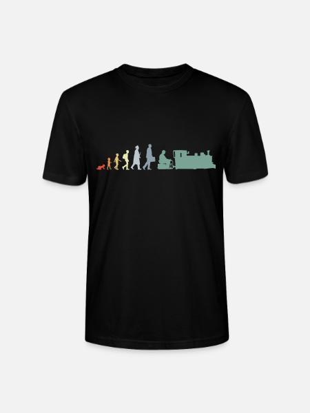 Évolution de Trainspotter - T-shirt bio CRAFTER Stanley Stella Unisexe - noir