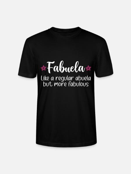 Fabuela Fabulous Abuela Grand-mère espagnole - T-shirt bio CRAFTER Stanley Stella Unisexe - noir