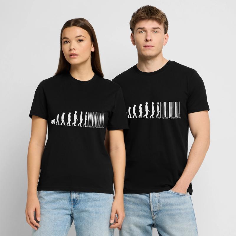 Evolution code-barres T-shirt bio CRAFTER Stanley Stella Unisexe