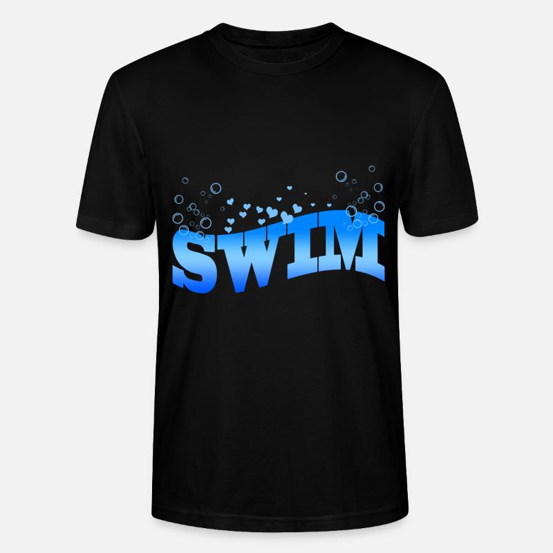 Schwimmen - Stanley/Stella Unisex Bio-T-Shirt CRAFTER - Schwarz