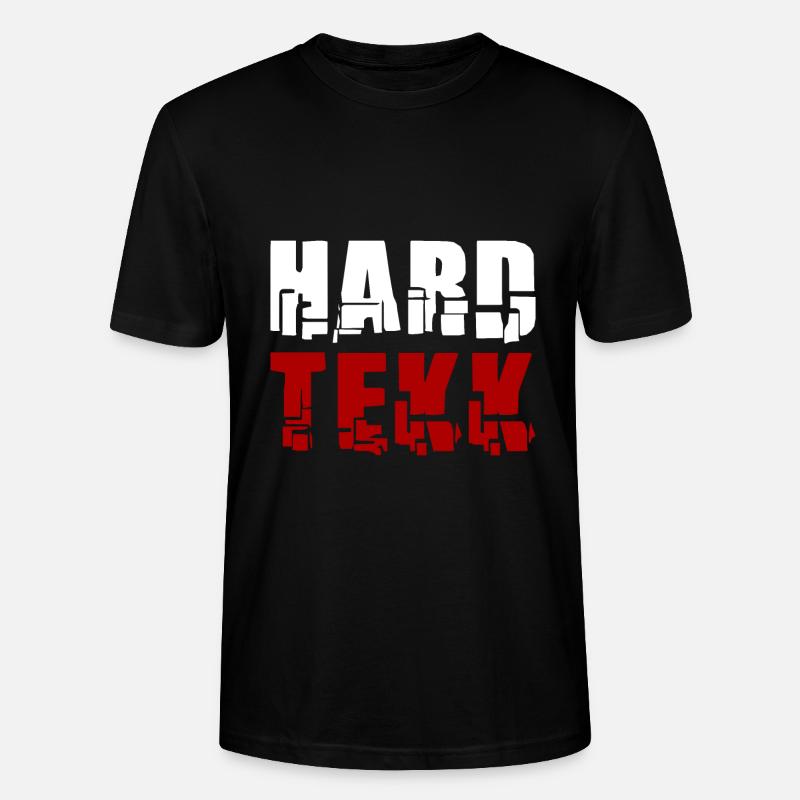 Hard Tekk Techno - T-shirt bio CRAFTER Stanley Stella Unisexe - noir