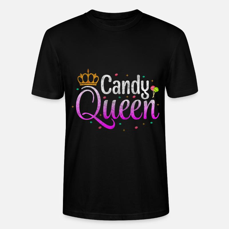 Candy Cupcake Lollipop - T-shirt bio CRAFTER Stanley Stella Unisexe - noir