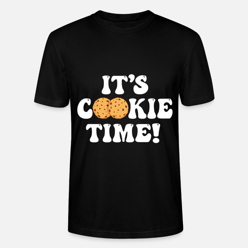 It's Cookie Time - Stanley/Stella CRAFTER Unisex Organic T-Shirt - black