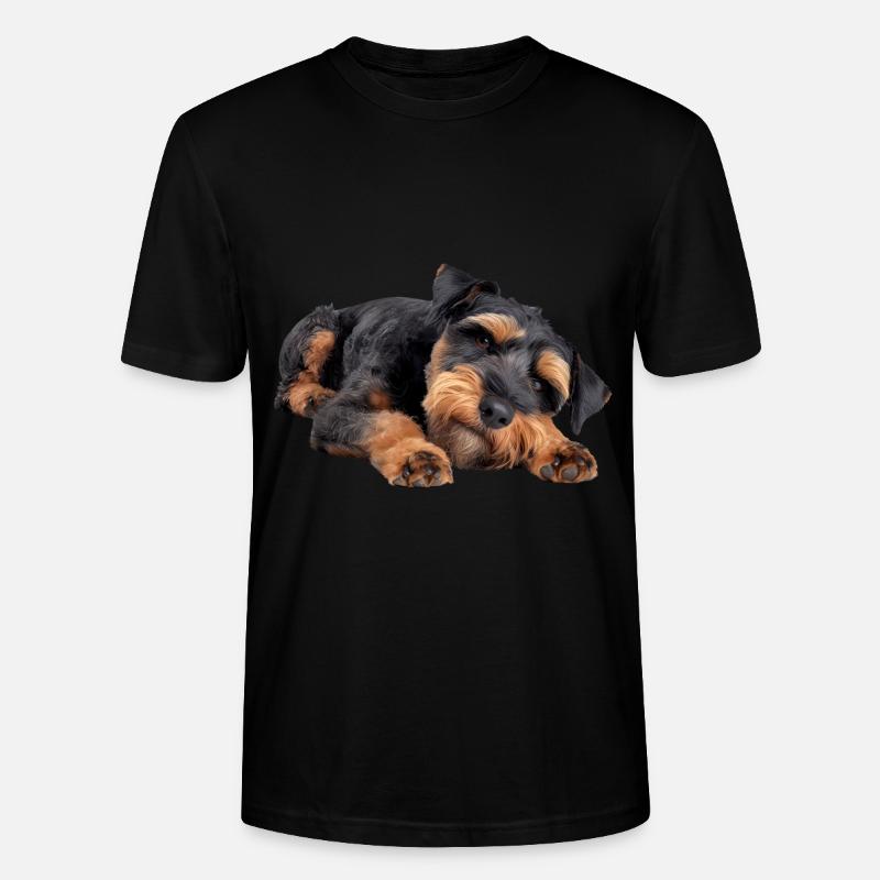 Welsh Terrier - Stanley/Stella Unisex Bio-T-Shirt CRAFTER - Schwarz