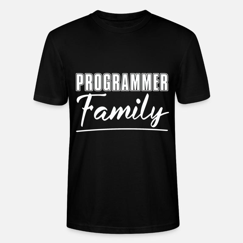 Programmierer Coder Software Entwickler - Stanley/Stella Unisex Bio-T-Shirt CRAFTER - Schwarz