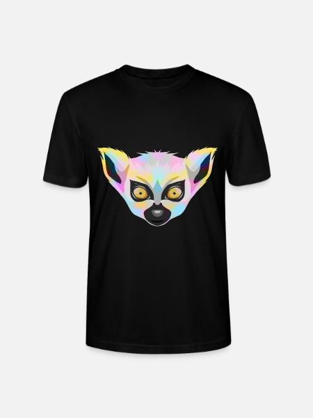 Lémurien - T-shirt bio CRAFTER Stanley Stella Unisexe - noir
