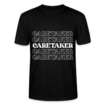 Gardien Gardien Gardien Gardien Protecteur - T-shirt bio CRAFTER Stanley Stella Unisexe - noir - Devant - Alina (178cm) & Michal (187cm)