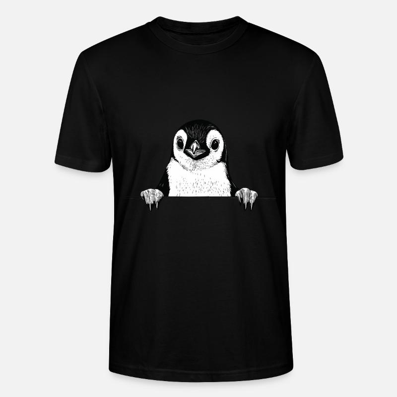 Pinguin - Stanley/Stella Unisex Bio-T-Shirt CRAFTER - Schwarz