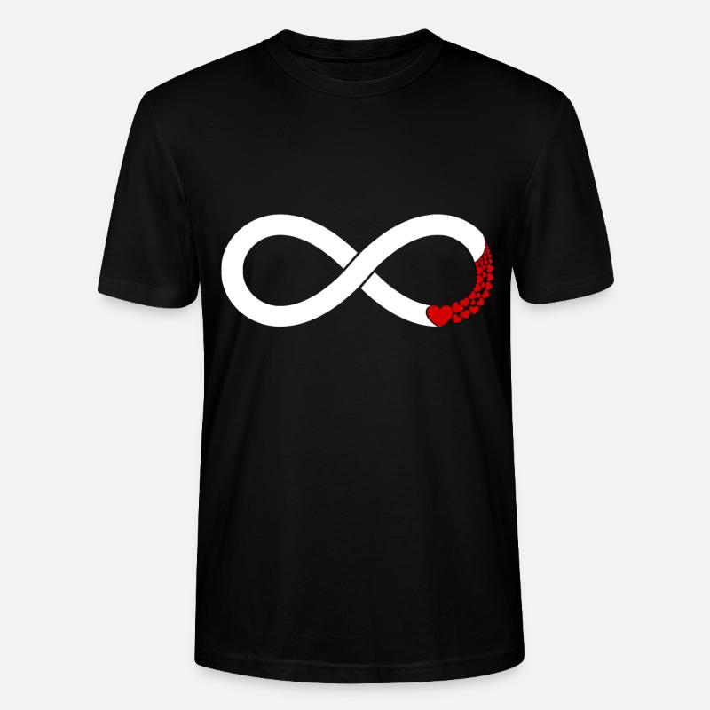 Amour infini - T-shirt bio CRAFTER Stanley Stella Unisexe - noir