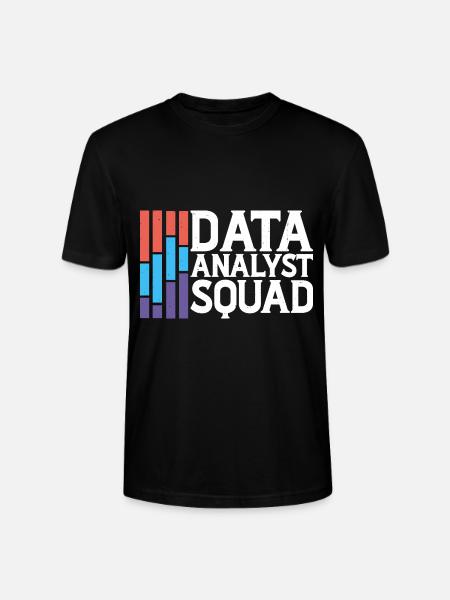 Data Analyst Squad 6 - Stanley/Stella CRAFTER Unisex Organic T-Shirt - black
