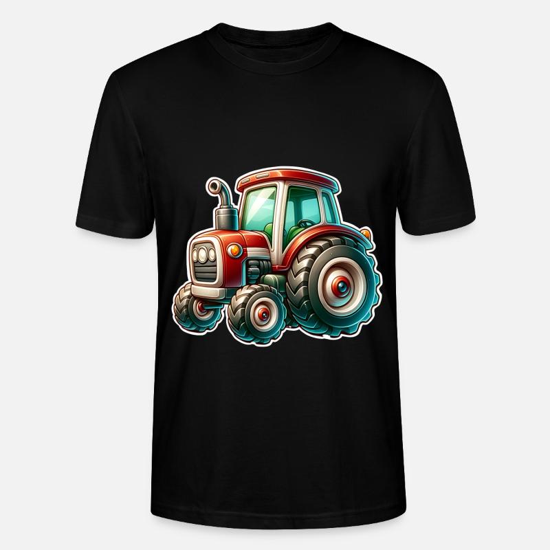 Traktor - Stanley/Stella Unisex Bio-T-Shirt CRAFTER - Schwarz