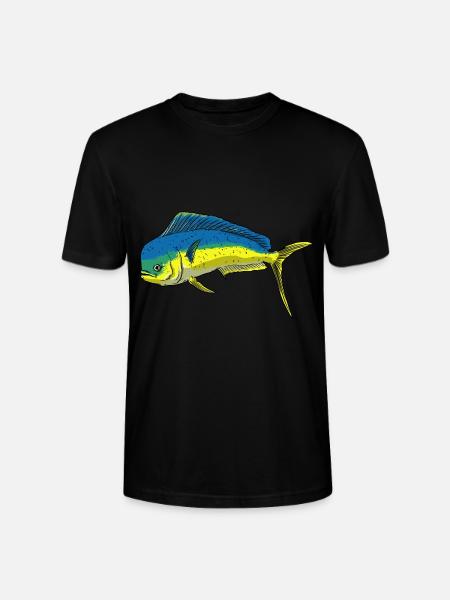 Mahi Mahi Goldmakrele - Stanley/Stella Unisex Bio-T-Shirt CRAFTER - Schwarz