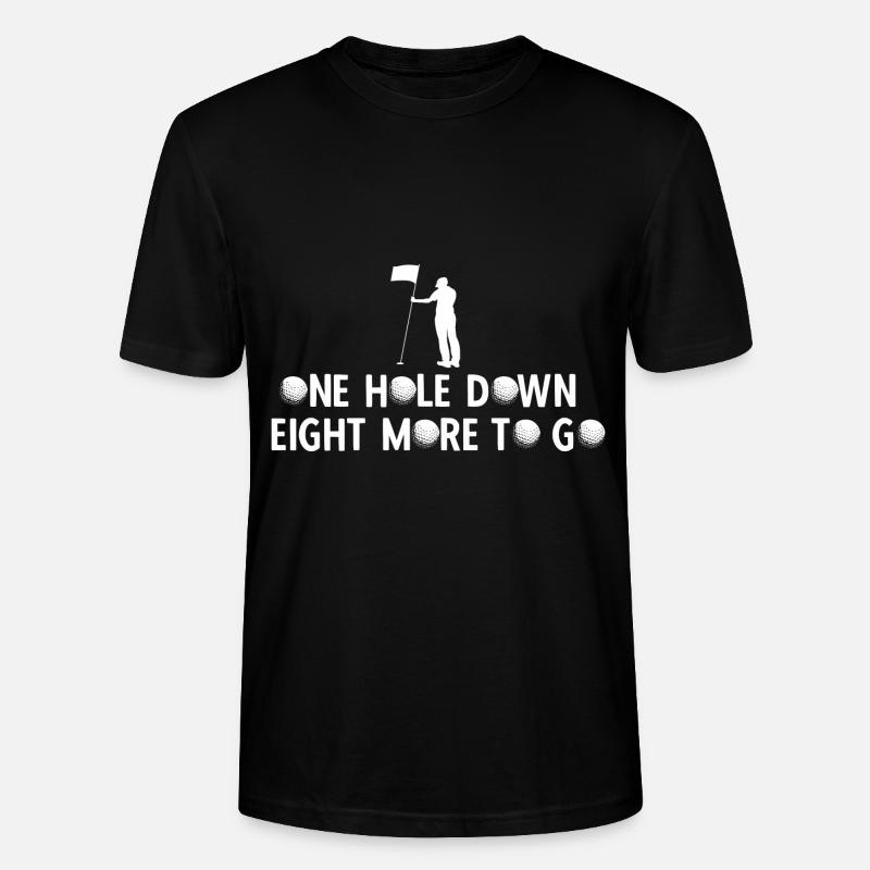 Golfplatz zum Golfen Golf - Stanley/Stella Unisex Bio-T-Shirt CRAFTER - Schwarz