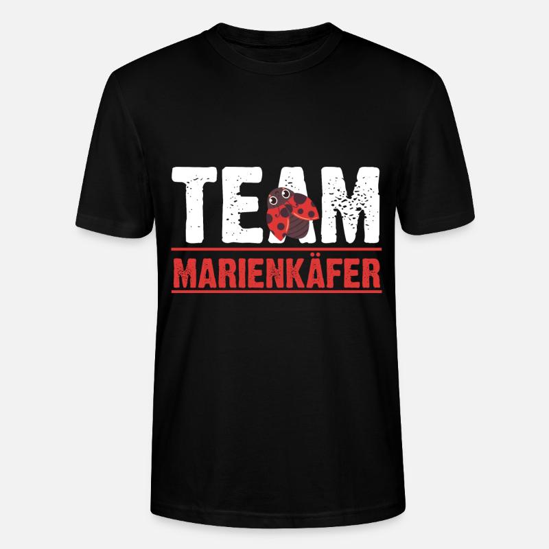 Marienkäfer - Stanley/Stella Unisex Bio-T-Shirt CRAFTER - Schwarz