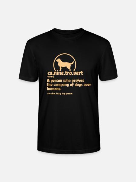 dog lover - Stanley/Stella CRAFTER Unisex Organic T-Shirt - black