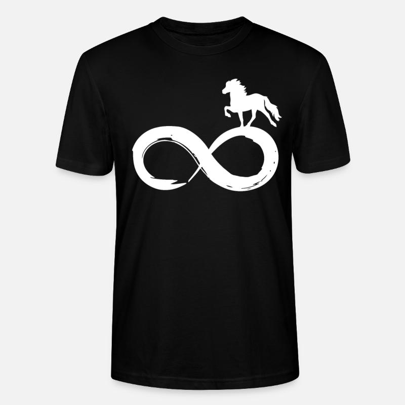 Islaender Forever Infinity - Stanley/Stella Unisex Bio-T-Shirt CRAFTER - Schwarz