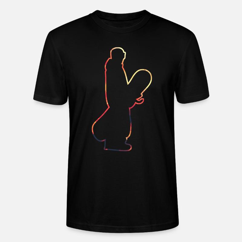 Snowboarder - Stanley/Stella Unisex Bio-T-Shirt CRAFTER - Schwarz