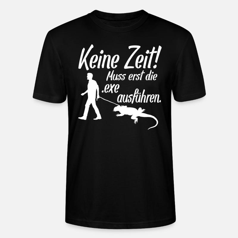 exe ausführen Computer Nerd IT Admin - Stanley/Stella Unisex Bio-T-Shirt CRAFTER - Schwarz