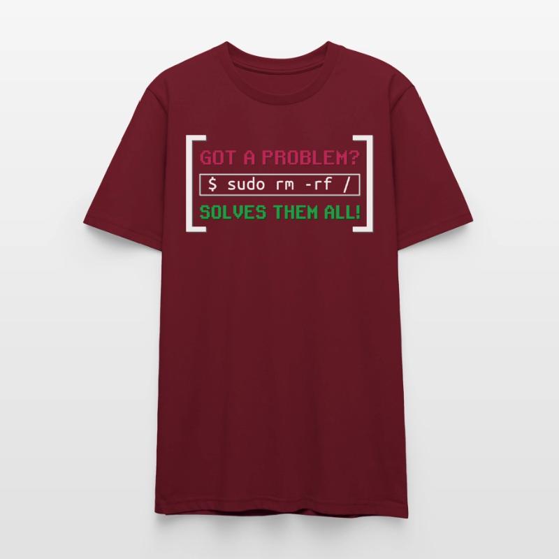 Typical Unix software developer troubleshooting problems Stanley/Stella CRAFTER Unisex Organic T-Shirt