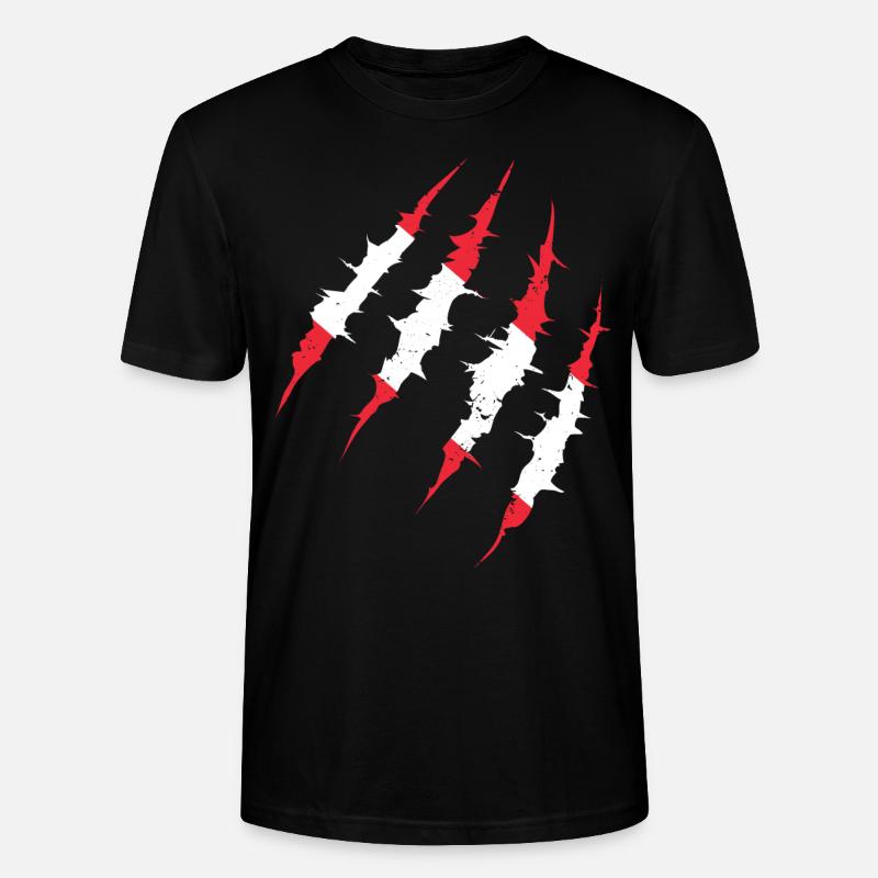 L'Autriche - T-shirt bio CRAFTER Stanley Stella Unisexe - noir