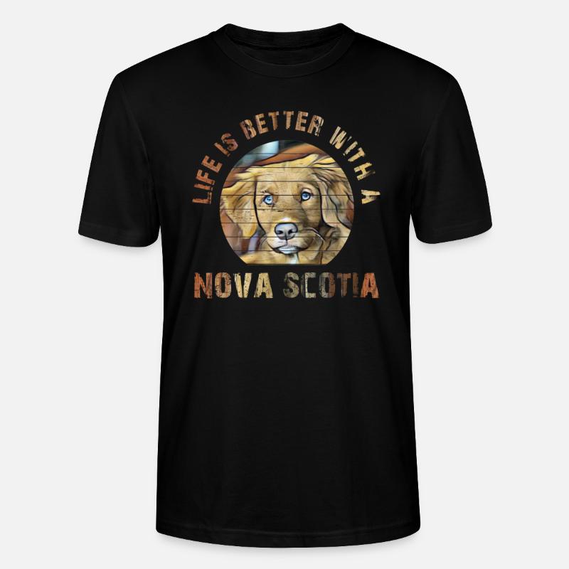 Nova Scotia - Stanley/Stella Unisex Bio-T-Shirt CRAFTER - Schwarz