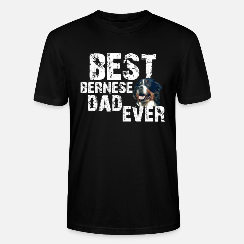 Berner Berghund - Stanley/Stella Unisex Bio-T-Shirt CRAFTER - Schwarz