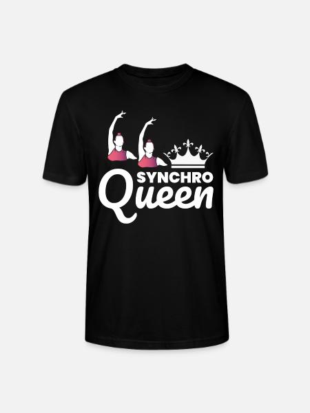 Synchro Schwimmer Synchronschwimmen Lustig - Stanley/Stella Unisex Bio-T-Shirt CRAFTER - Schwarz