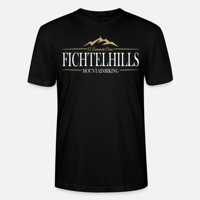 Fichtelhills Mountainbiking12SC - T-shirt bio CRAFTER Stanley Stella Unisexe - noir