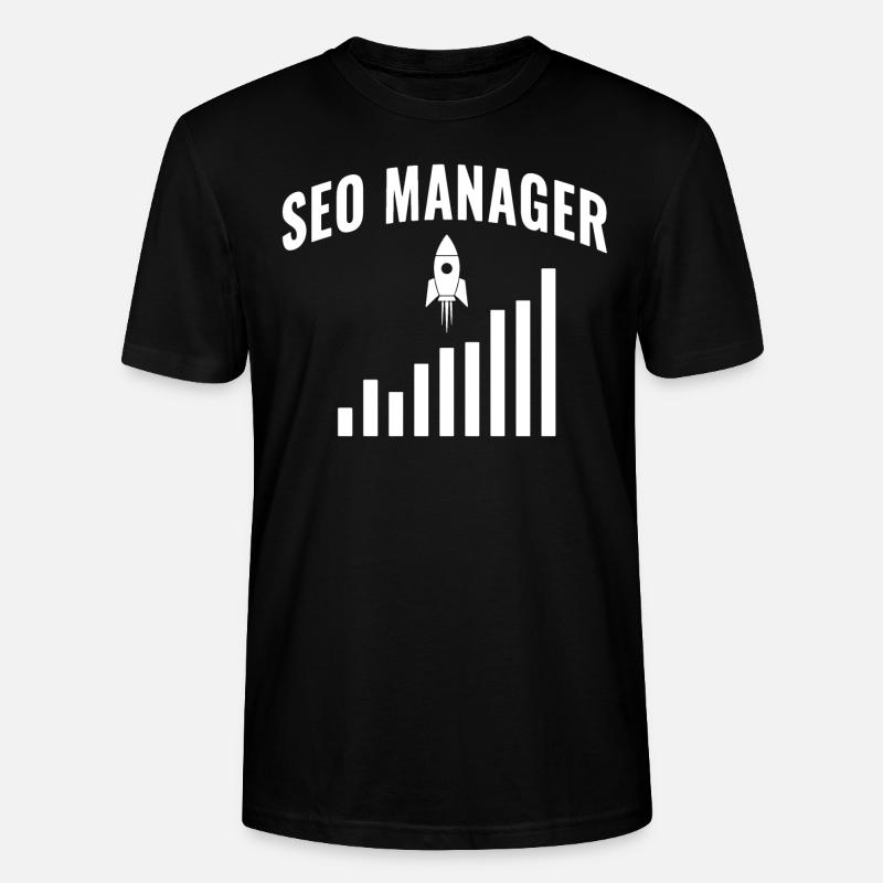 Responsable SEO - T-shirt bio CRAFTER Stanley Stella Unisexe - noir