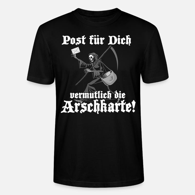Post für Dich - Stanley/Stella Unisex Bio-T-Shirt CRAFTER - Schwarz
