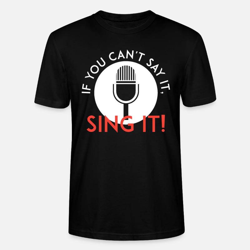 Sing es - Stanley/Stella Unisex Bio-T-Shirt CRAFTER - Schwarz