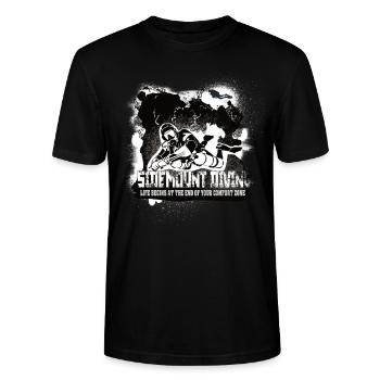 Sidemount Diving Reef End of the Comfort Zone - Stanley/Stella Unisex Bio-T-Shirt CRAFTER - Schwarz - Vorne - Alina (178cm) & Michal (187cm)