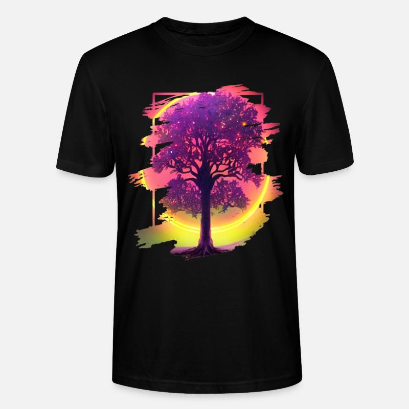 Lebensbaum - Stanley/Stella Unisex Bio-T-Shirt CRAFTER - Schwarz