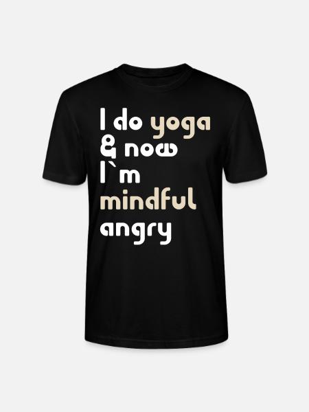 YOGA - Stanley/Stella Unisex Bio-T-Shirt CRAFTER - Schwarz
