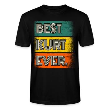 Kurt Nom Cadeau Citation Drôle - T-shirt bio CRAFTER Stanley Stella Unisexe - noir - Devant - Alina (178cm) & Michal (187cm)