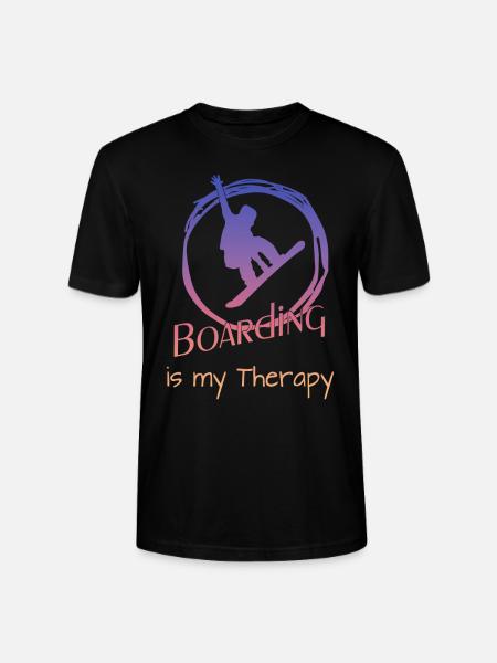 Snowboard Snowboarding - Stanley/Stella Unisex Bio-T-Shirt CRAFTER - Schwarz