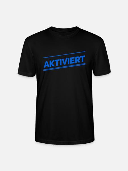 ich wurde aktiviert - Stanley/Stella Unisex Bio-T-Shirt CRAFTER - Schwarz
