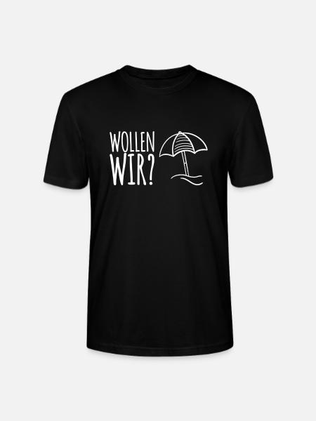 bist du bereit? - Stanley/Stella Unisex Bio-T-Shirt CRAFTER - Schwarz