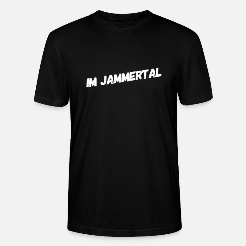im Jammertal - Stanley/Stella Unisex Bio-T-Shirt CRAFTER - Schwarz