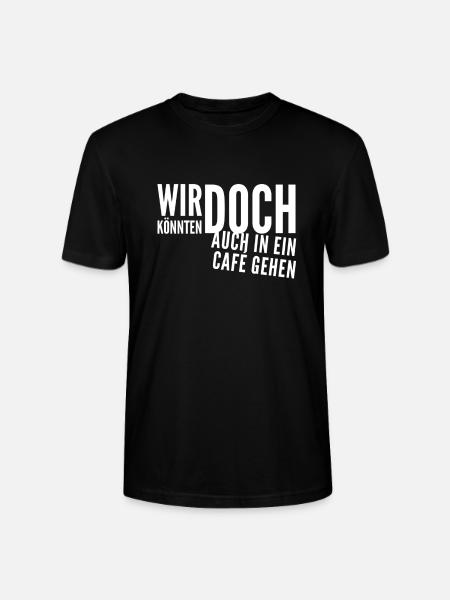 ich will dich kennenlernen - Stanley/Stella Unisex Bio-T-Shirt CRAFTER - Schwarz