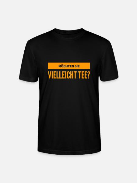 mögen sie Tee? - Stanley/Stella Unisex Bio-T-Shirt CRAFTER - Schwarz
