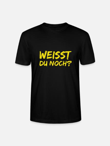 wir haben gemeinsame Erinnerungen - Stanley/Stella Unisex Bio-T-Shirt CRAFTER - Schwarz