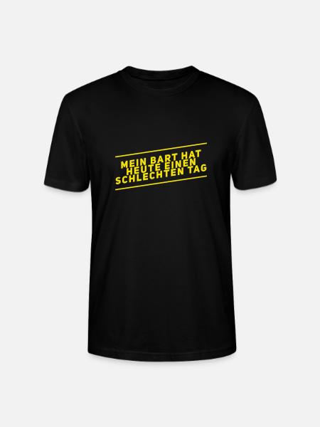 ich und mein Bart - Stanley/Stella Unisex Bio-T-Shirt CRAFTER - Schwarz