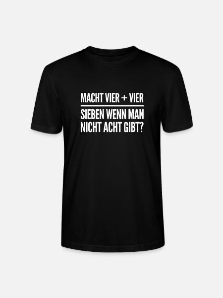 4 plus 4 - Stanley/Stella Unisex Bio-T-Shirt CRAFTER - Schwarz