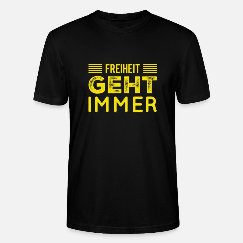 La liberté, c’est cool - T-shirt bio CRAFTER Stanley Stella Unisexe - noir