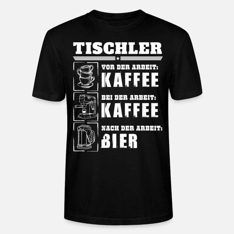 Mon quotidien de menuisier - T-shirt bio CRAFTER Stanley Stella Unisexe - noir