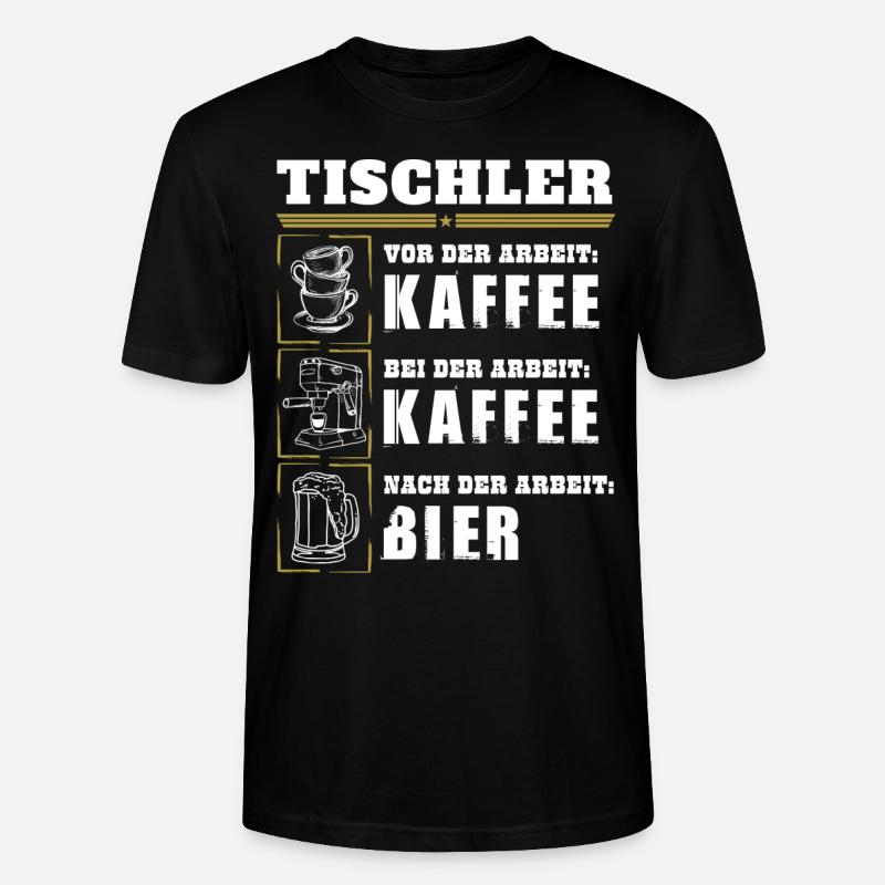 Mon quotidien de menuisier - T-shirt bio CRAFTER Stanley Stella Unisexe - noir