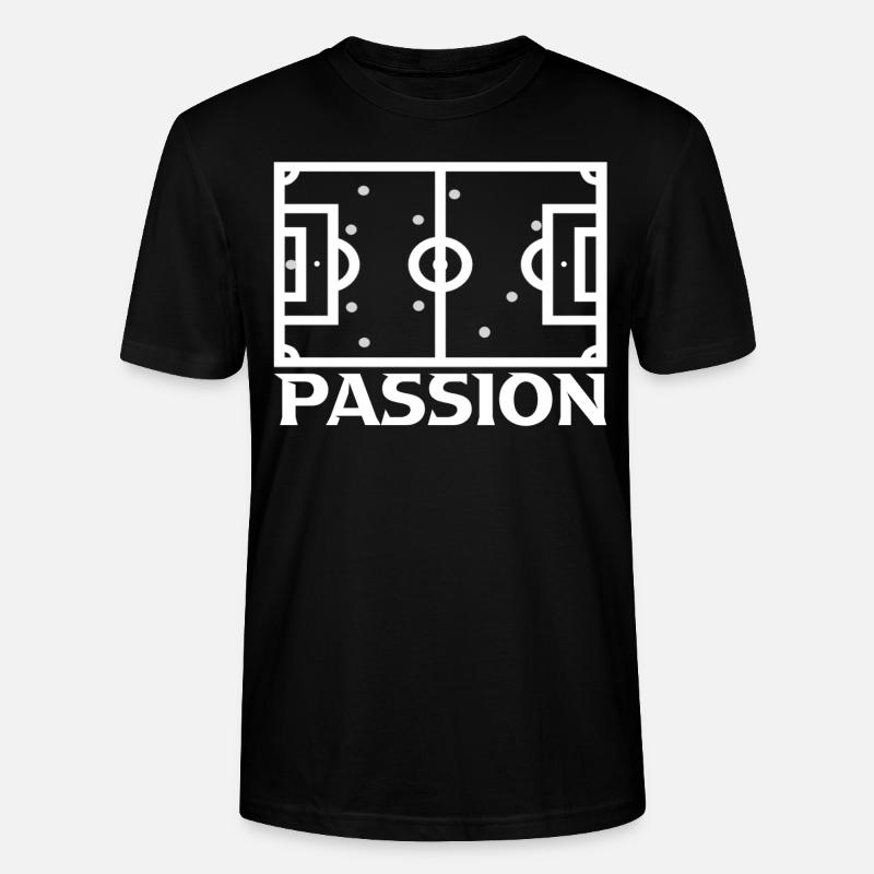 Fußball - Stanley/Stella Unisex Bio-T-Shirt CRAFTER - Schwarz