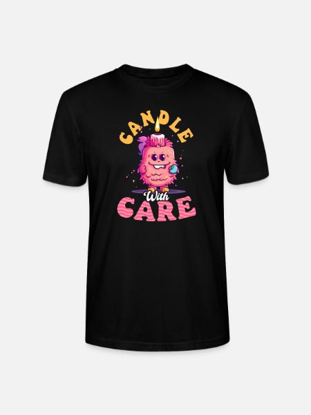 Candle Making Candle With Care - Stanley/Stella CRAFTER Unisex Organic T-Shirt - black