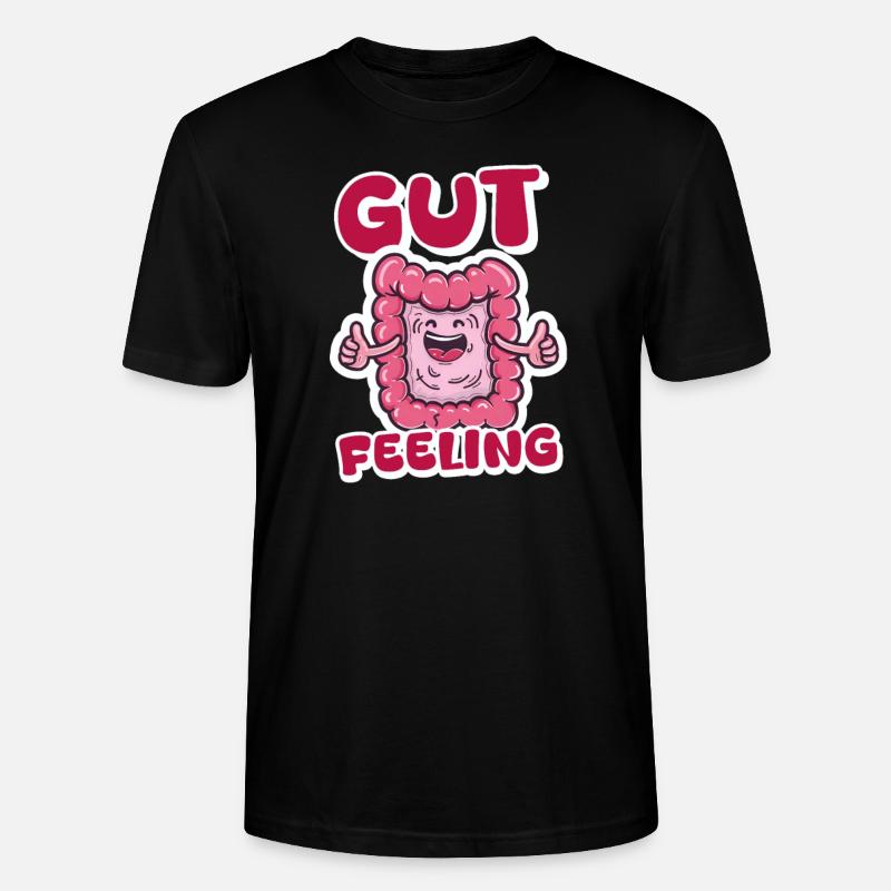 Sentiment d’intestin de l’infirmière gastro-intestinale - T-shirt bio CRAFTER Stanley Stella Unisexe - noir